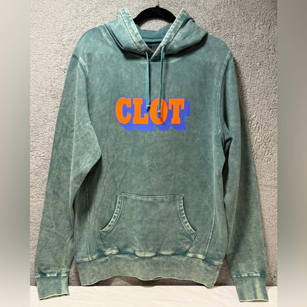 Clot Shadow Logo Hoodie Tie Dye Green!!!